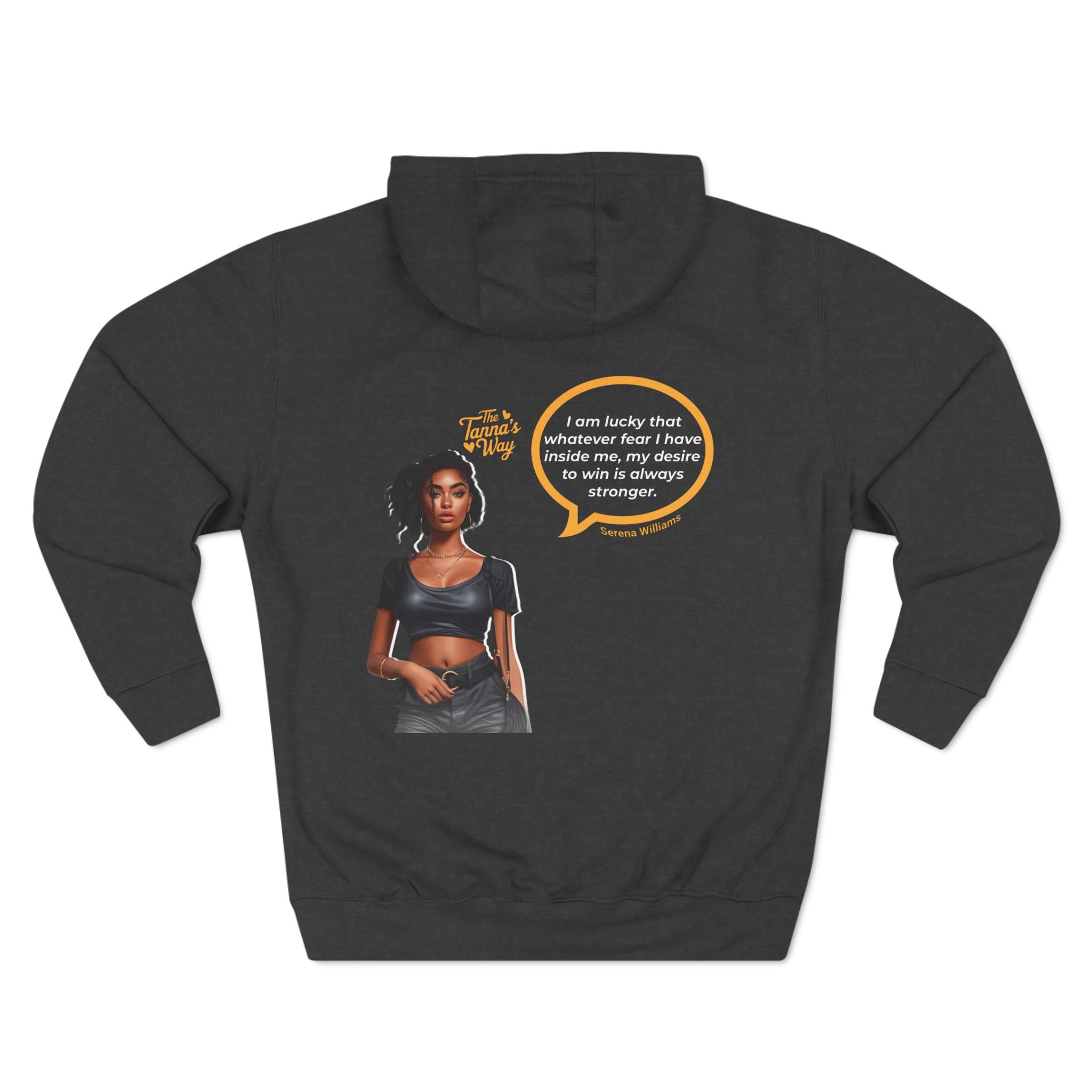 Serena Williams | Three-Panel Fleece Hoodie